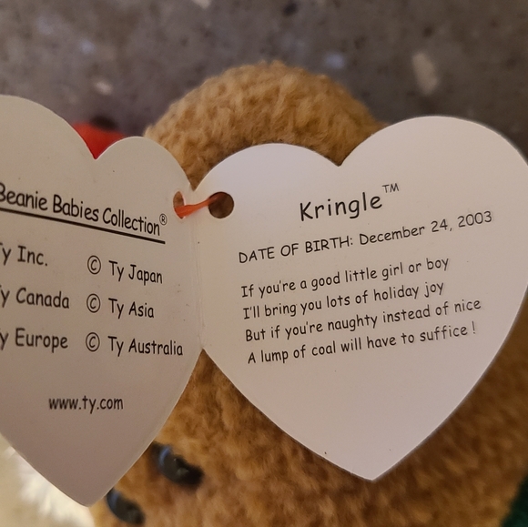 TY Beanie Babies Kringle Bear - Picture 2 of 8